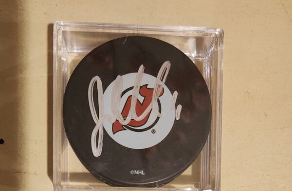 John Madden Autographed Puck