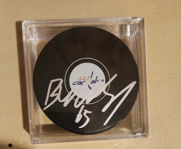 Andre Burakovsky Autographed Puck