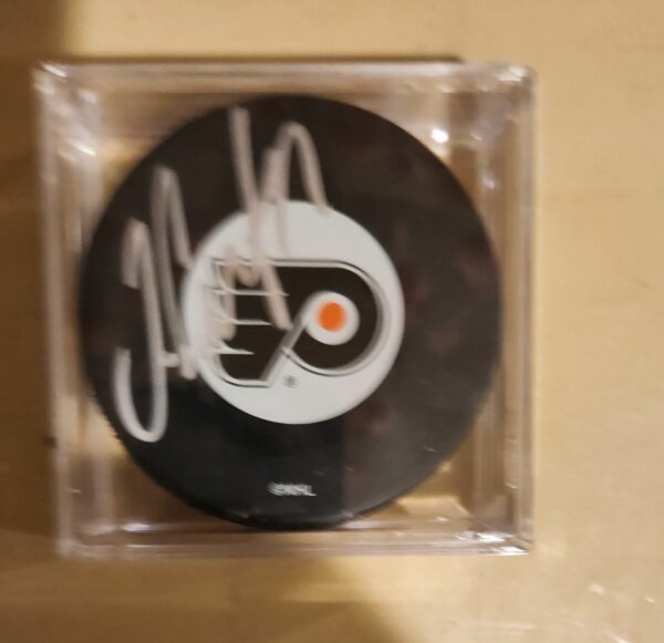 Jeff Carter Autographed Puck