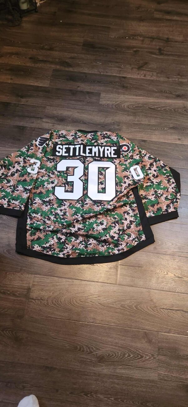 Philadelphia Flyers Alumni Dave Settlemyre #30 Camo