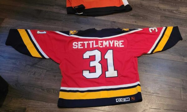 Florida Panthers Dave Settlemyer Red #31 CCM Airknit size 54