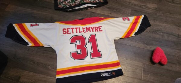 Florida Panthers Dave Settlemyer White #31 CCM Airknit size 54