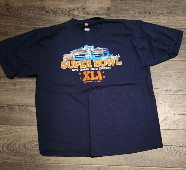 Super Bowl XLI T-Shirt February 2 2007 Colts vs Bears