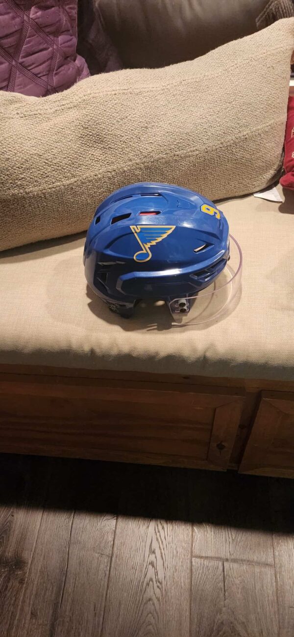 St. Louis Blues Samuel Blais #9 Blue CCM w/ visor