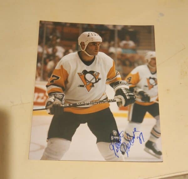 Pittsburgh Penguins Gilbert Delorme Authentic Signed 8x10 Photo Autographed LOA