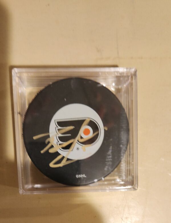 Braydon Coburn Autographed Puck