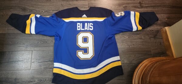 St. Louis Blues Samuel Blais #9 Adidas Airknit size 56 2018-19 set 1 Rookie