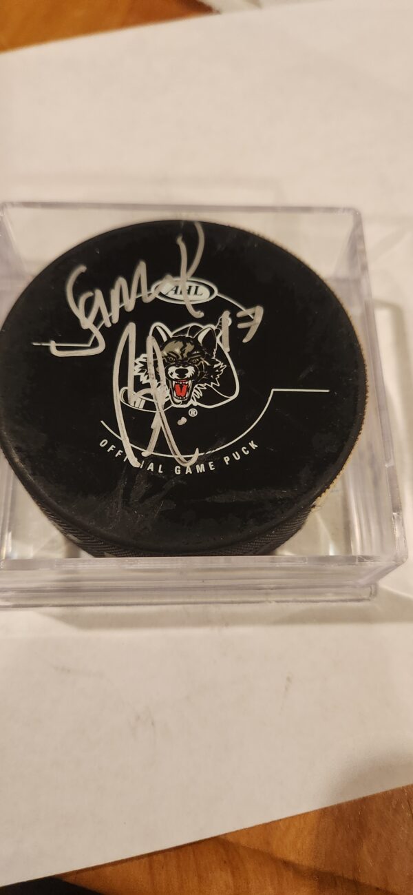 Chicago Wolves Samuel Blais Rockford February 4th 2017 autographed