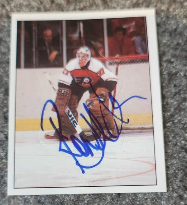 1987-88 Panini Stickers Ron Hextall Philadelphia Flyers #378 autographed w/LOA