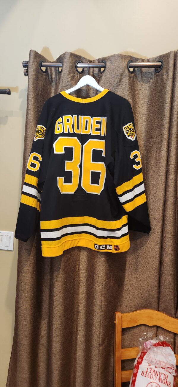 Boston Bruins John Gruden #36 Black CCM airknit size 54