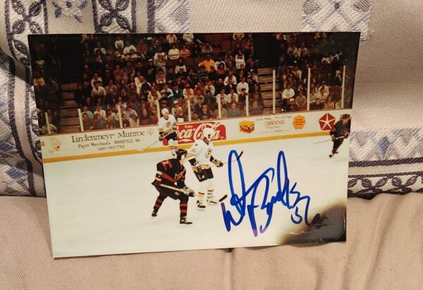 DARREN BANKS Providence Bruins Signed 5x7 photo lot of 3 5x7's LOA