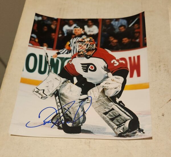 Philadelphia Flyers Dominic Roussel 8 x 10" Autographed Photograph w/ LOA