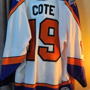 Philadelphia Phantoms Riley Cote #19 White Bauer size 56 airknit 2006-07 4/15/2007 Shirt off the back $850