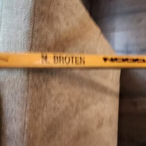 Neal Broten #7 Game used sick, autographed made by Christian $300