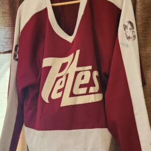 Peterborough Petes Steve Yzerman #8 Maroon Cooper knit size Large $6500