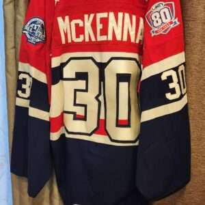 AHL ALL STAR GAME 2015-16 MIKE McKenna #30 Eastern Red CCM airknit size 60 Toyota and 80th All Star patches $750