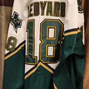 Grant Ledyard # 18 Whiyte Dallas Star jersey CCM airknit size size 56 meigray 2000-01 set 3 $1000