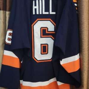 NEW YORK ISLANDERS Sean Hill #6 Blue Reebok Airknit size 56 airknit Navy Set 1 2006-007 $750