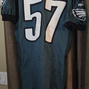 PHILADELPHIA EAGLES James Darling #57 green mesh , size 50 , 6" LB Puma 1999 $350