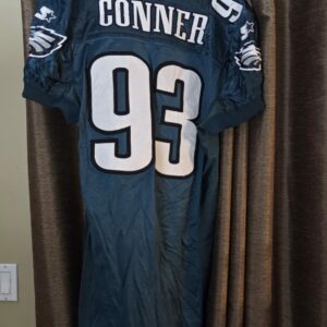 PHILADELPHIA EAGLES Conner #93 green mesh , size 48, L , Starter 1997 $350