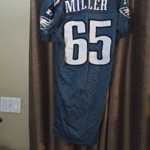 PHILADELPHIA EAGLES BUBBA MILLER green mesh , size 48, L , STARTER 1997 $350