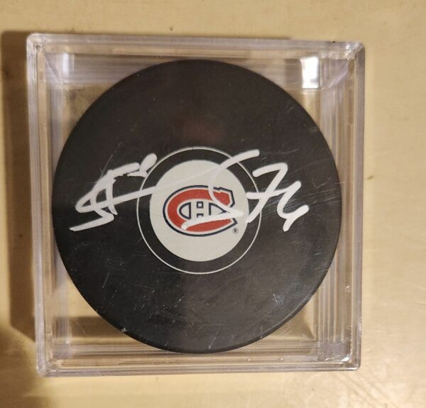 Alexei Emelin Autographed Puck