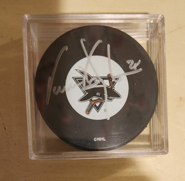 Vincent Damphousse Autographed Puck