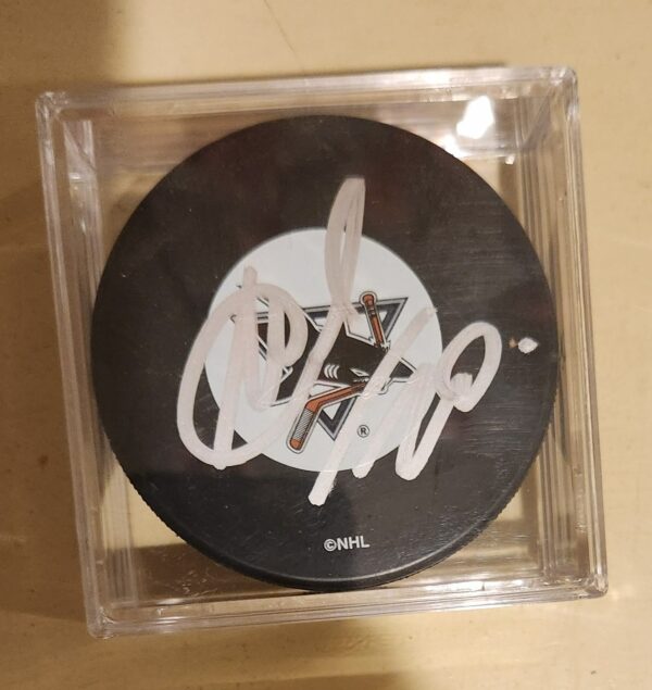 Evgeni Nabokov Autographed Puck