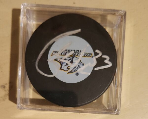 Colin Wilson Autographed Puck