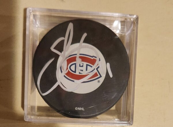 Saku Koivu Autographed Puck