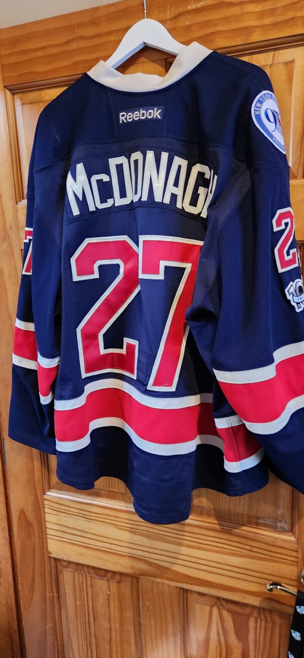 New York Rangers Ryan McDonagh #27 “C” Blue Alternate