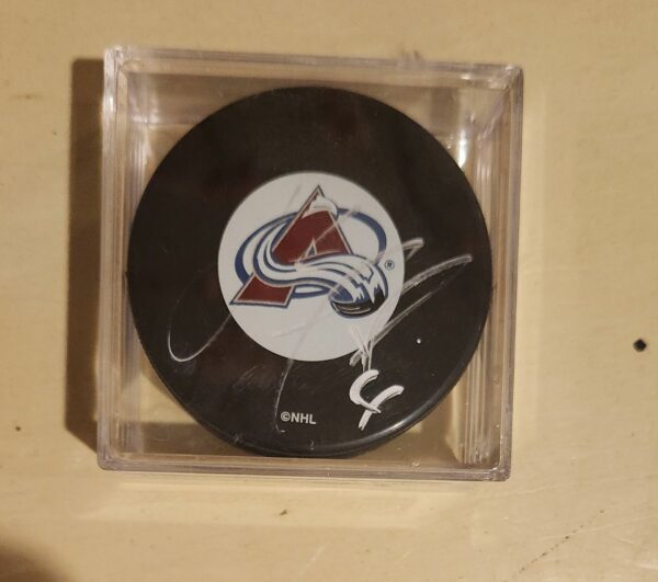 Rob Blake Autographed Puck