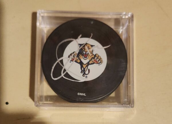 Olli Jokinen Autographed Puck