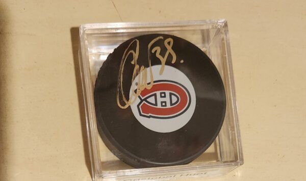 Cristobal Huet (Upsidedown) Autographed Puck