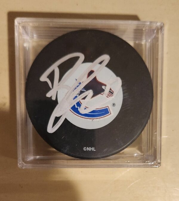 Ryan Kesler Autographed Puck