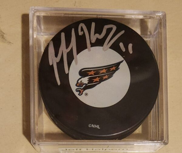 Jeff Halpern Autographed Puck