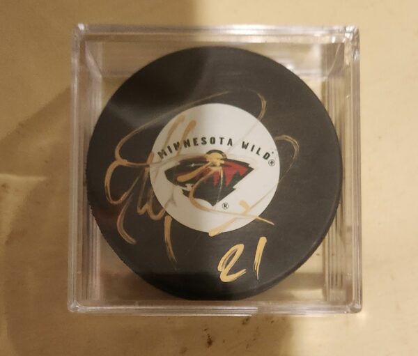 Mark Parrish Autographed Puck