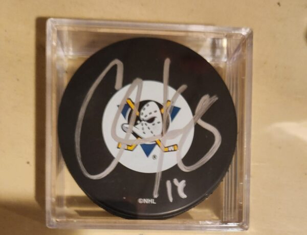 Chris Kunitz Autographed Puck