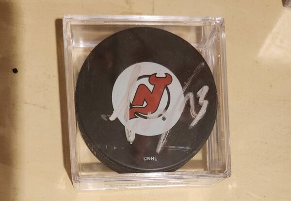 Scott Gomez Autographed Puck