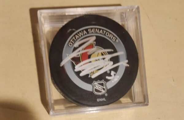 Jason Spezza Autographed Puck