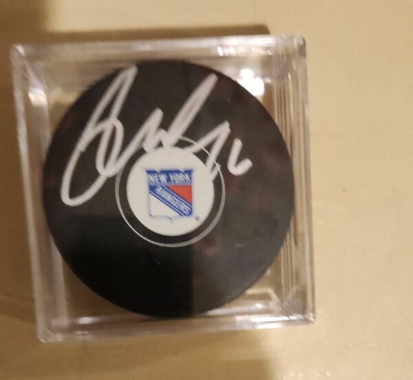 Derrick Brassard Autographed Puck