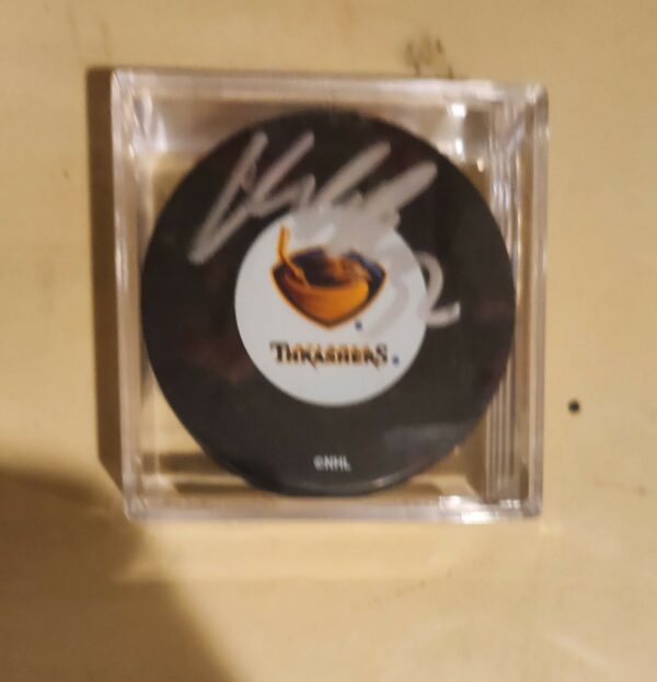 Kari Lehtonen Autographed Puck