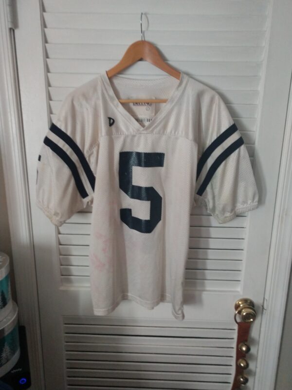 ATLANTIC CITY HIGH SCHOOL Football jersey #5 made by Delong mesh size L $45