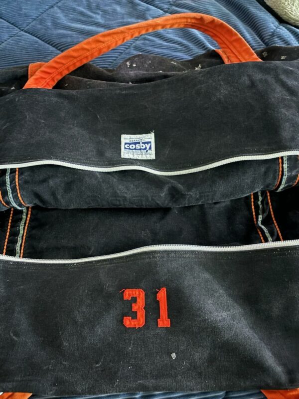 Pelle Lindbergh #31 Equipment Bag Cosbys Heavy Canvas $2500