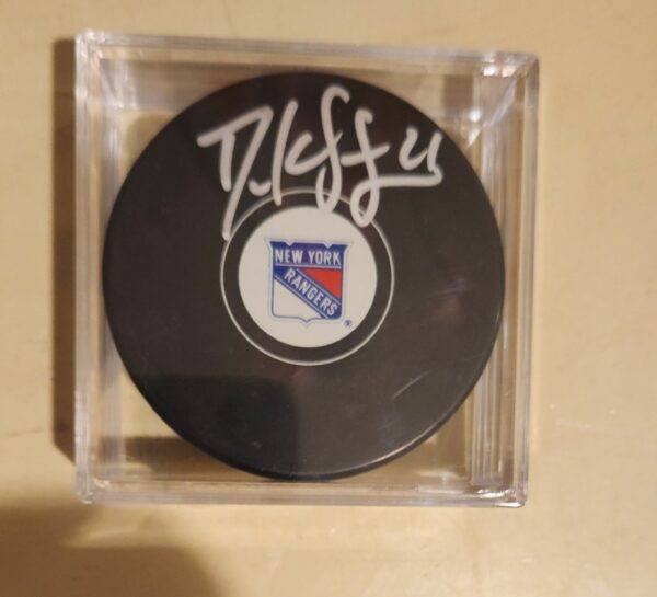 Derek Stepan Autographed Puck