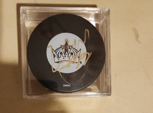 Mathieu Garon Autographed Puck