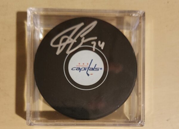 John Carlson Autographed Puck