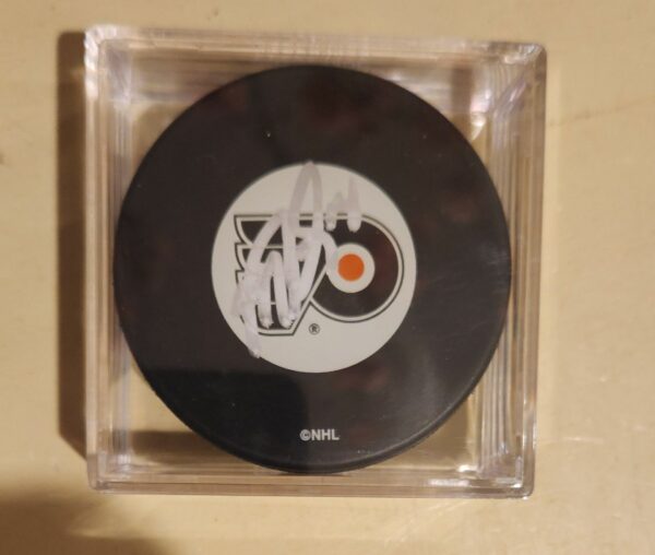 Mike Richards Autographed Puck