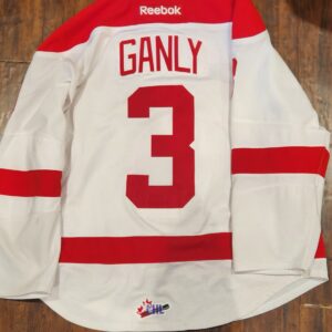 Sault Ste. Marie Greyhounds Ganly # 3 White Reebok size 56 $250
