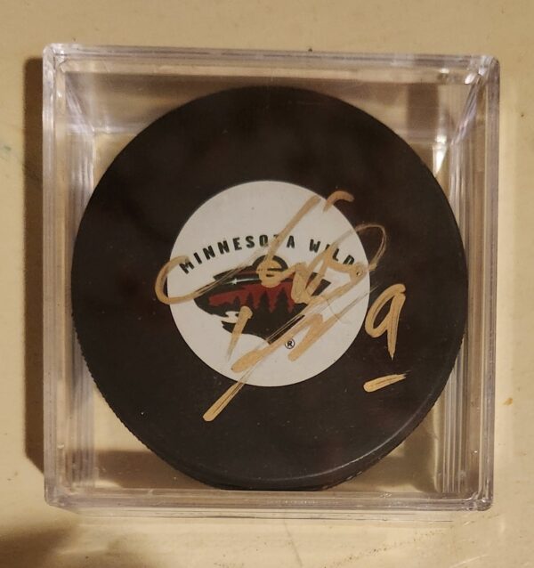 Mikko Koivu Autographed Puck